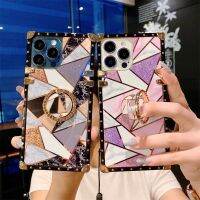 เคสโทรศัพท์แฟชั่นสำหรับ Huawei Nova 3i 4e 5T 7i 7 SE 8 Pro,เคสมือถือแบรนด์เนมหนัง PU แวววาว + TPU เคสป้องกันด้านหลังทรงสี่เหลี่ยมพร้อมสายคล้องเพชรและสายคล้องยาว