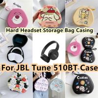 【Discount】For JBL Tune 510BT Headphone Case Cartoon Pudding Dog for JBL Tune 510BT Headset Earpads Storage Bag Casing Box