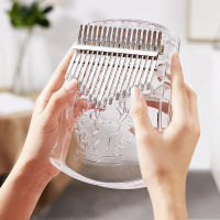 Crystal transparent kalimba thumb piano 21 Karin barkallinba piano for beginners 17-tone cabalin finger piano