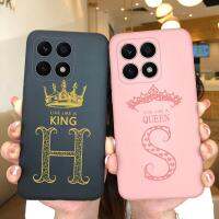 เคสสำหรับหัวเหว่ย Honor X8A X7A 4G เคสด้านกันกระแทกซิลิโคนนิ่มลายควีนคิงเรียบง่ายสำหรับ Huawei Honor X 8A 7A X8A X7A HonorX8A HonorX7A ที่ครอบโทรศัพท์กระเป๋าเนื้อด้านกันชน