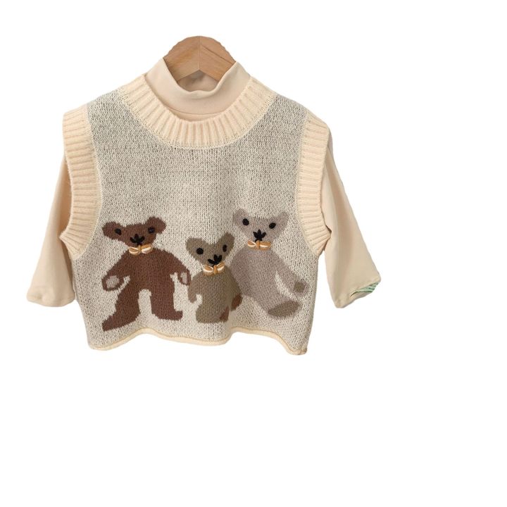 good-baby-store-2022-new-baby-kids-fashion-college-style-warm-cartoon-tops-waistcoat-children-39-s-knitted-sweater-vest-for-boys-girls
