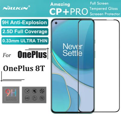 ~ Nillkin ฟิล์มกระจกนิรภัยกันรอยหน้าจอ CP+Pro 0.33 มม. 2.5D HD 9H สําหรับ OnePlus 8T(1+ 8T/One Plus 8T)