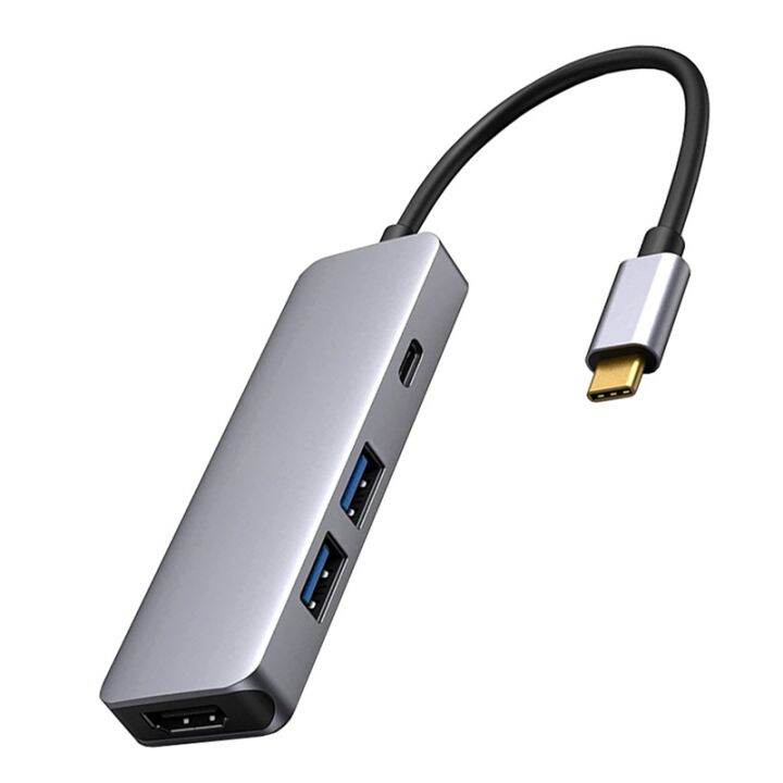 USB C HUB Type C to Compatible USB 3.0 4 in 1 Adapter Docking Station