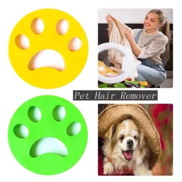 4PCS Pet Hair Remover Washing Machine Dryer Hair Catcher Reusable Cat Dog  Fur Clothing Bedding Lint Hair Remover for Laundry