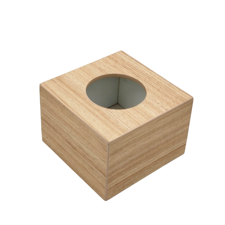กล่องทิชชู่-กล่องไม้สำหรับใส่ทิชชู่แผ่น-แบบสั้น-megahome-biz