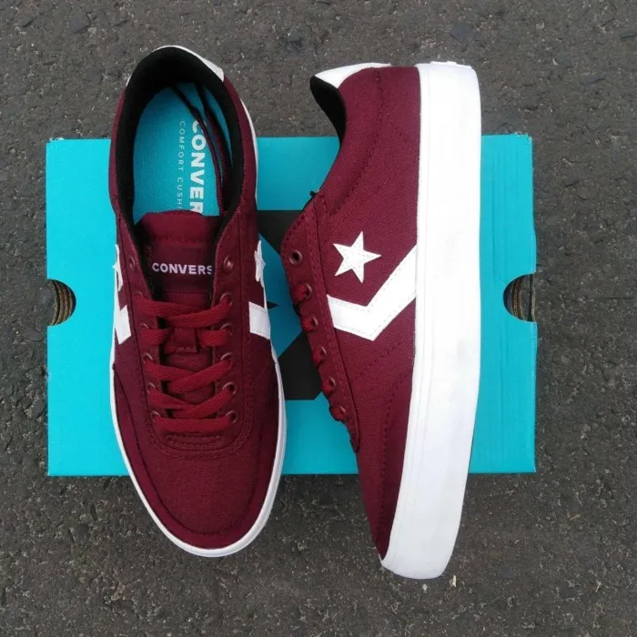 Converse courtlandt clearance ox dark burgundy