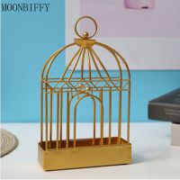 Creative Incense Burners Mosquito Coil Holder Nordic Style Bird Cage Shape Summer Day Iron Mosquito Repellent Incenses Rack