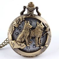 Zodiac Pocket Watch Explosive Vintage Decorative Pendant Necklace Watch New 12 Large Pocket Watch Factory Direct Sales