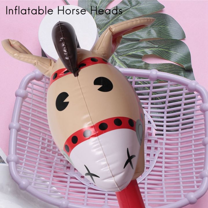 3-pcs-inflatable-horse-heads-cowgirl-stick-pvc-balloon-outdoor-educational-toys-for-children-babies-birthday-gifts