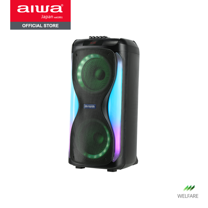 ผ่อน-0-aiwa-psp-808a-bluetooth-speaker-ลำโพงบลูทูธปาร์ตี้