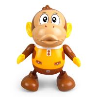 Dancing Monkey Music Walking Lighting Funny Swing Animal Doll Electric Toy Kids Gift