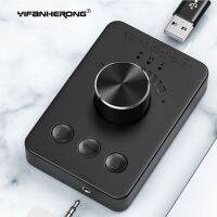 USB Volume Control Knob ลำโพงคอมพิวเตอร์ Controller One-Click Mute และ3ปริมาณควบคุมโหมดเล่นหยุดชั่วคราวข้าม