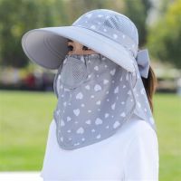 hat big hat brim tea pluckg female summer sun hat ed face sun ultravlet Xia farm work