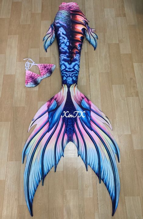 2023diving-adult-mermaid-tail-hot-black-pearl-big-kids-women-men-beach-costumes-swimsuits-cosplay