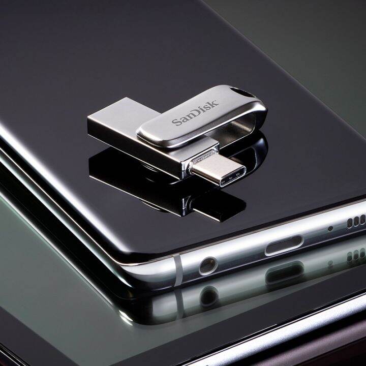 sandisk-ultra-dual-drive-luxe-128gb-usb-type-c-แฟลชไดรฟ์-32gb-256gb-usb3-1-otg-ไดรฟ์ปากกา-stick-150-เมตร-วินาที-original-pendrive-u-disk