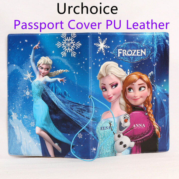 [READY STOCK] Passport Cover Frozen Elsa Anna PVC Leather Passport