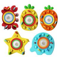 Pull and Pop Montessori Toys Sensory Rattle Pull and Pop Kids Toy Rattle Teething and Early Development Activity Toys Kids Toy Birthday Gifts fashion