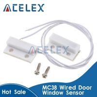 MC-38 MC38 Wired Door Window Sensor 30mm Wire Lengthen Randomly Magnetic Switch Home Alarm System for arduino