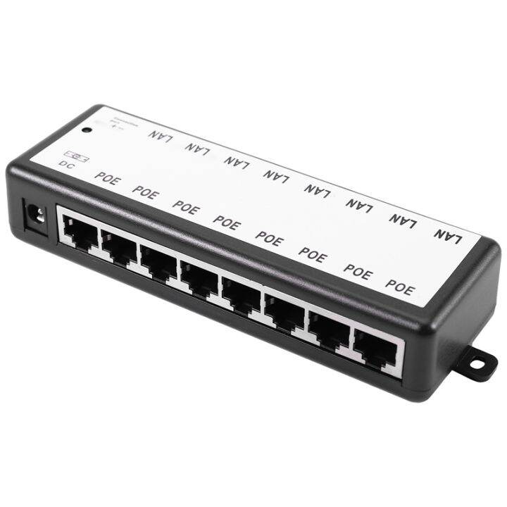 8-ports-poe-injector-poe-splitter-for-cctv-network-poe-camera-power-over-ethernet-ieee802-3af