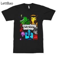 Cowboy Bebop Tshirt Cool T Shirts Men Anime Space Spike Japanese Manga Cotton Tee 100% Cotton Gildan