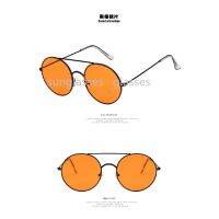 2021 Fashion New Round Sunglasses Women Vintage Metal Frame