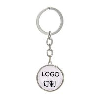 【CW】⊕❆  Diy Custom Company Logo Badge Keychain Qr Code Picture Wholesale