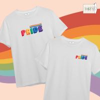 เสื้อยืดผ้าฝ้ายพิมพ์ลายขายดี pride month1 LGBTQ เสื้อยืดUnisex (ผ้าcotton 100% สกรีนชัด สีสด ติดทน)S-5XL