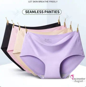 Mrat Seamless Briefs Cotton Panty Soft Breathable Women Lace Underwear  Lingerie Thongs Panties Ladies Underwear Underpants Stretch Soft Briefs
