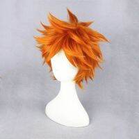 2020 Anime Cosplay Haikyuu Wig Hinata Shoyo Orange Reflected Fuffy Short Synthetic Hair Halloween Party Props Gifts Boys Girls