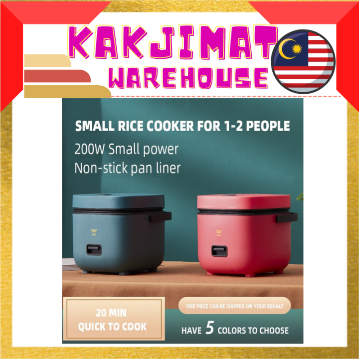 Rice Cooker Small, Mini Rice Cooker for 1-2 people, 1.2L Portable