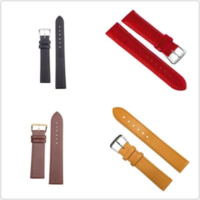 DIY Leather Watch Strap 10mm/12mm/14mm/16mm/18mm/20mm/22mm/24mm Men Women Adjustable Watchband Bracelet