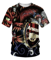 T SHIRT   Arsenal Custom Personalized 3D Tshirt 39