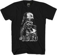 STAR WARS Darth Vader #1 Dad Father Mens Adult Graphic Tee T-Shirt