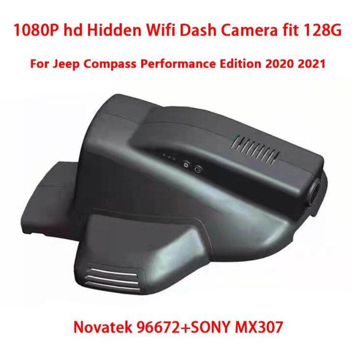 hd-1080p-wifi-สำหรับรถติดตั้งได้ง่าย-dvr-เครื่องบันทึกวิดีโอการขับขี่กล้องติดหน้ารถหน้ารถสำหรับ-jeep-compass-200t-2019-2020-2021