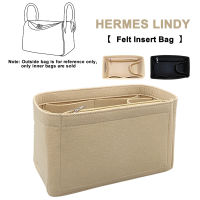 กระเป๋าเครื่องสำอางสักหลาดสำหรับกระเป๋า H-Lindy 26 30 34ในกระเป๋าผู้หญิงแต่งหน้ากระเป๋าถือเดินทางภายในกระเป๋าใส่เครื่องสำอางค์แบบพกพา