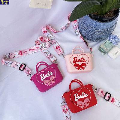 Barbie Children cute cartoon handbag girls cosmetics storage bag large capacity and personality