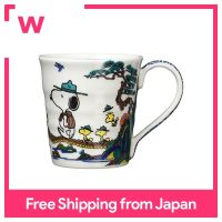 ถั่วลิสง Snoopy Kutani Ware Mug Sansui Pattern SN361-11