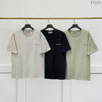 Fw22 Summer New Fashion Essentials T-Shirt Flocking letter 1:1Short Sleeve High street Hip-Hop Uni Cotton Oversize T-Shirts