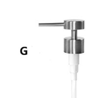 1x Bathroom Stainless Steel Liquid Lotion Dispenser Head Replacement Soap Shampoo Shower Gel Pump Jar Tube Bathroom Hardware