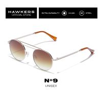 ~ HAWKERS Gold Nº9 Sunglasses for Women, female. UV400 Protection. Official product designed in Spain HN920DWM0