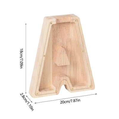 ตัวอักษรภาษาอังกฤษกระปุกออมสิน A-Z ชื่อย่อเหรียญกล่องเก็บเงินโหลเก็บของเครื่องประดับตั้งโต๊ะในบ้านของขวัญงานเลี้ยงวันเกิดธนาคาร CQG396