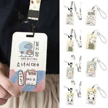 Kitty girl Badge Reel | Cute kitty Badge Reel | Cute Badge Holder |  Retractable | Name tag | Interchangeable