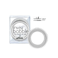 invisibobble ยางรัดผม รุ่น slim สี chrome sweet chrome (1 กล่องมี 3 เส้น)