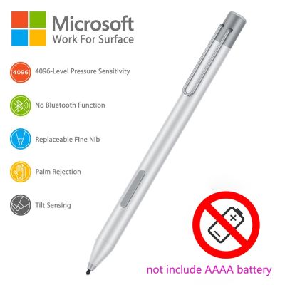 ปากกาสไตลัส4096สำหรับ Microsoft Surface Pro 3 4 5 6 7 8 X หน้าจอสัมผัสปากกาโต๊ะวาดรูปดินสอสำหรับแจ็คเชื่อมต่อพื้นผิวปากกาแล็ปท็อป