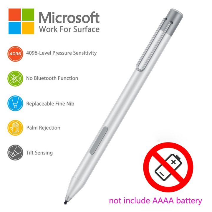 4096ปากกาสไตลัสสำหรับ-microsoft-sur-pro-3-4-5-6-7-8-x-ปากกาหน้าจอสัมผัสดินสอโต๊ะวาดรูปสำหรับแล็ปท็อปปากกาแจ็คเชื่อมต่อ-sur