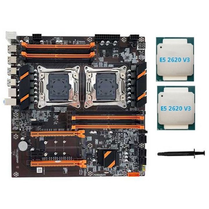 x99-dual-cpu-motherboard-support-lga2011-3-cpu-support-ddr4-ecc-memory-pcb-motherboard-2xe5-2620-v3-cpu-thermal-grease