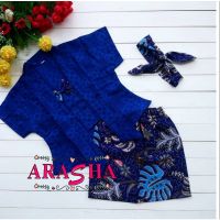 *TEAM Blue* AZALEA BABY GIRL RAYA Classic KEBAYA 2023 6h