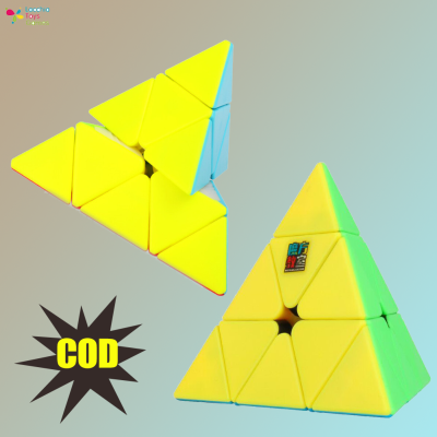Ls【พร้อมส่ง】QIYI/MOYUพลาสติก S2 รูบิก รูบิคทรงปิรามิด ขนาด3X3X3ลูกบาศก์สามเหลี่ยม ของเล่นปริศนาลูกบาศก์ สี: สีสันสดใส1 ของเล่นเสริมพัฒนาการ【cod】