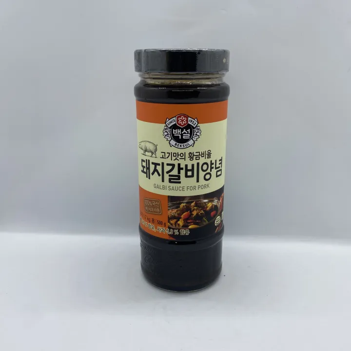 CJ Baeksol Pork Galbi Marinade 500g Lazada PH