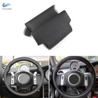 Hand stitched Car styling Steering Wheel Black Leather Cover For Mini Coupe 2001 2006 Convertible 2004 2008 For Mini R50 R53 R60